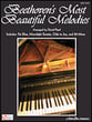 Beethovens Most Beautiful Melodies piano sheet music cover
